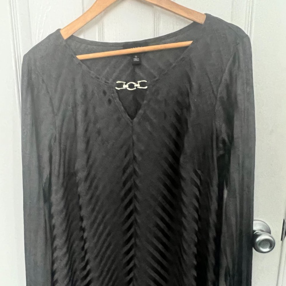 Gray Poly-spandex tee